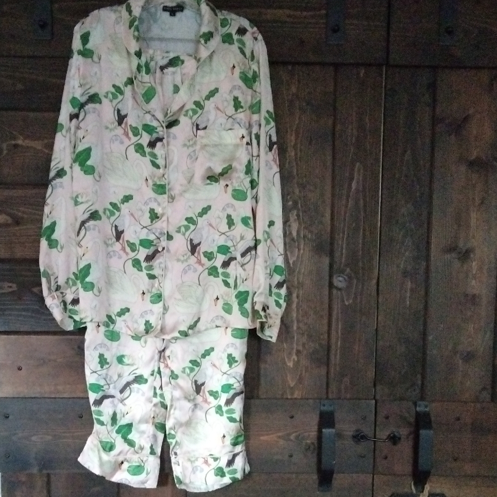 Karen Mabon Floral Print Pajama Set